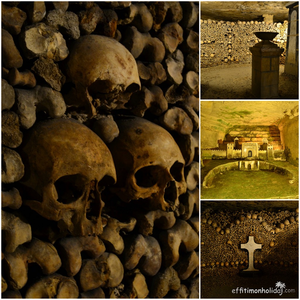 The creepy catacombs in Paris