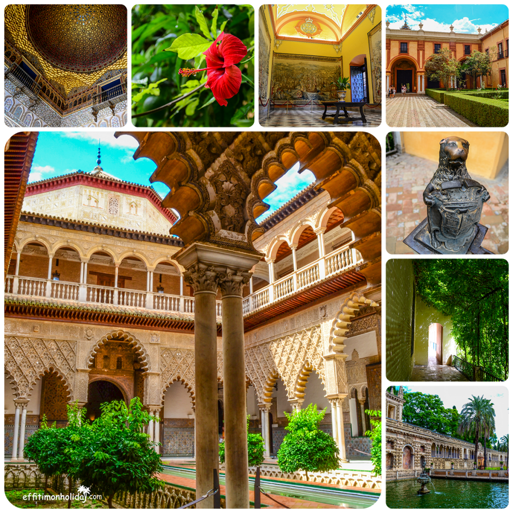 The impressive Alcazar Palace in Seville, a Game of Thrones filming location