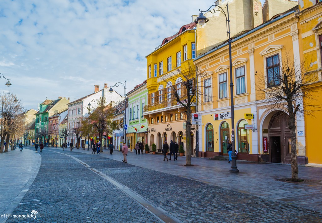 The beautiful city of Sibiu, Romania