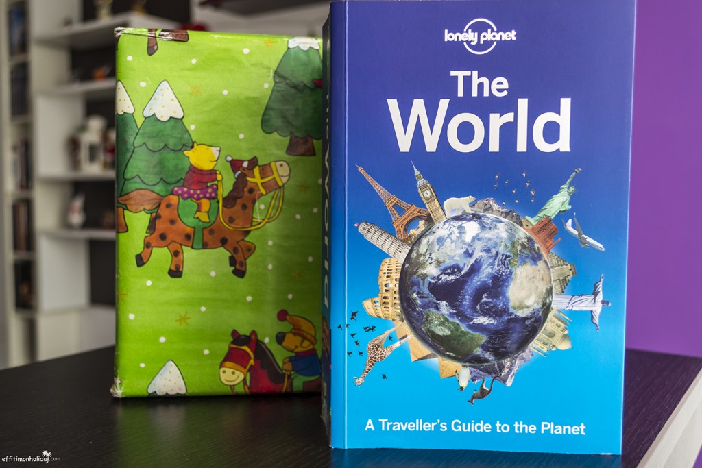 Receiving the Lonely Planet The World travel guide as a Christmas present was one of my favorite travel moments.