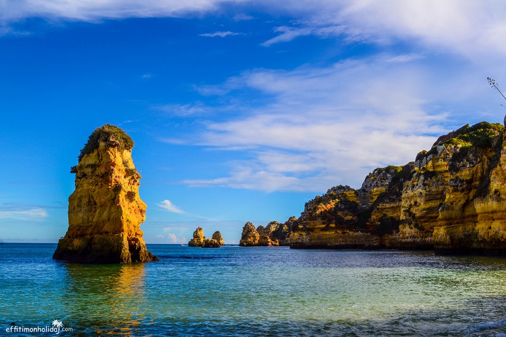Seeing the Algarve beaches in Portugal was one of my favorite travel moments