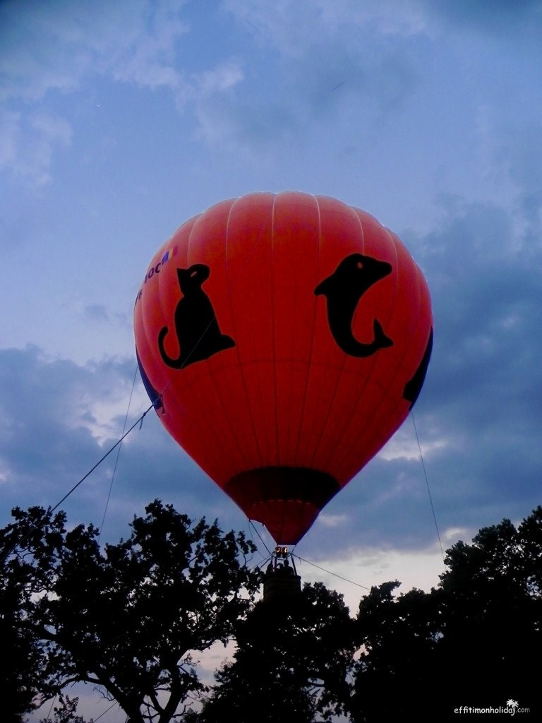 I've been on a hot air balloon at the Summer Well festival in Romania, but going on a ride is on my bucket list