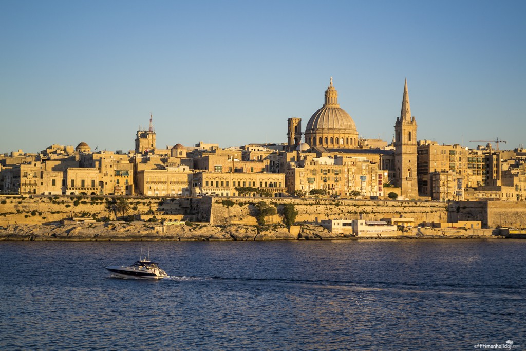 Malta Valletta sunset