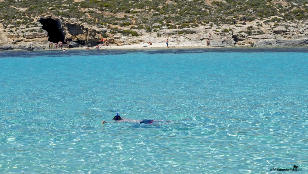 Snorkeling at the Blue Lagoon, Malta