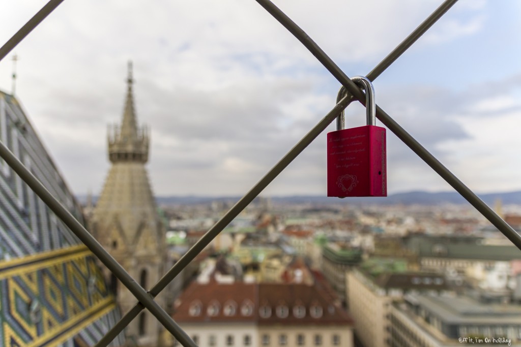 Love locks in Vienna