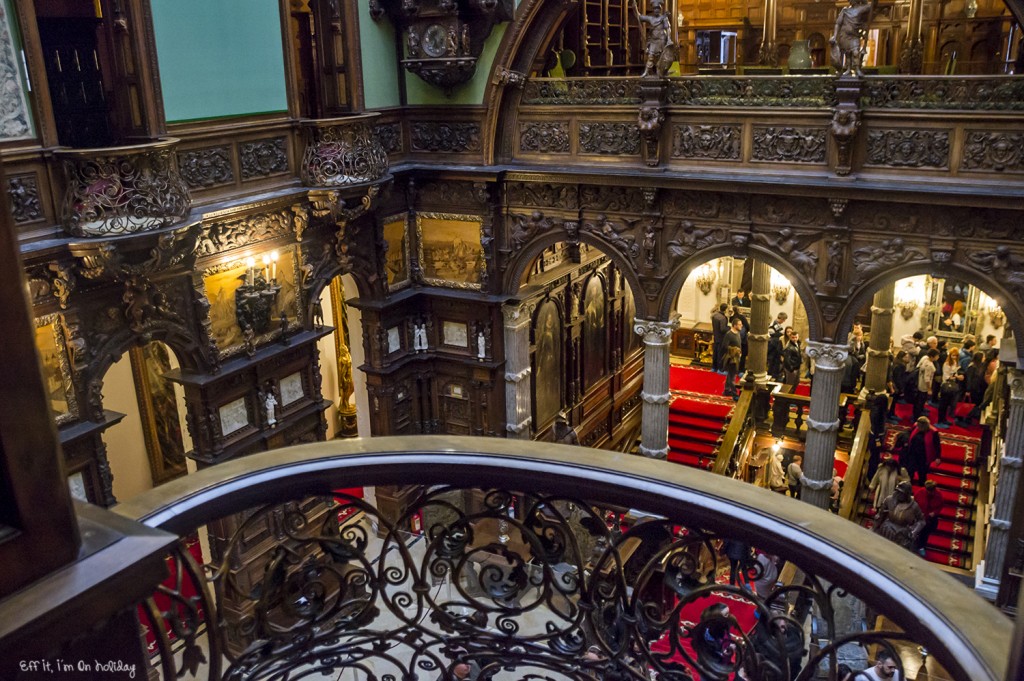 The main hall of the Peles Castle