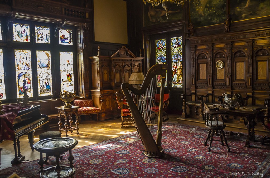 The music room at the Peles Castle