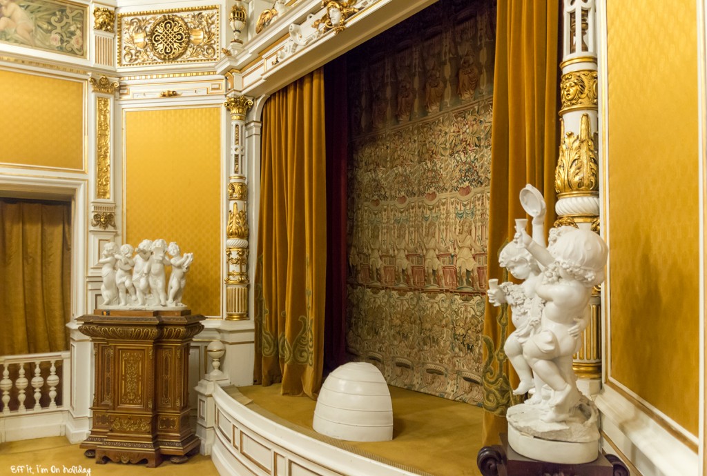 The theater of the Peles Castle