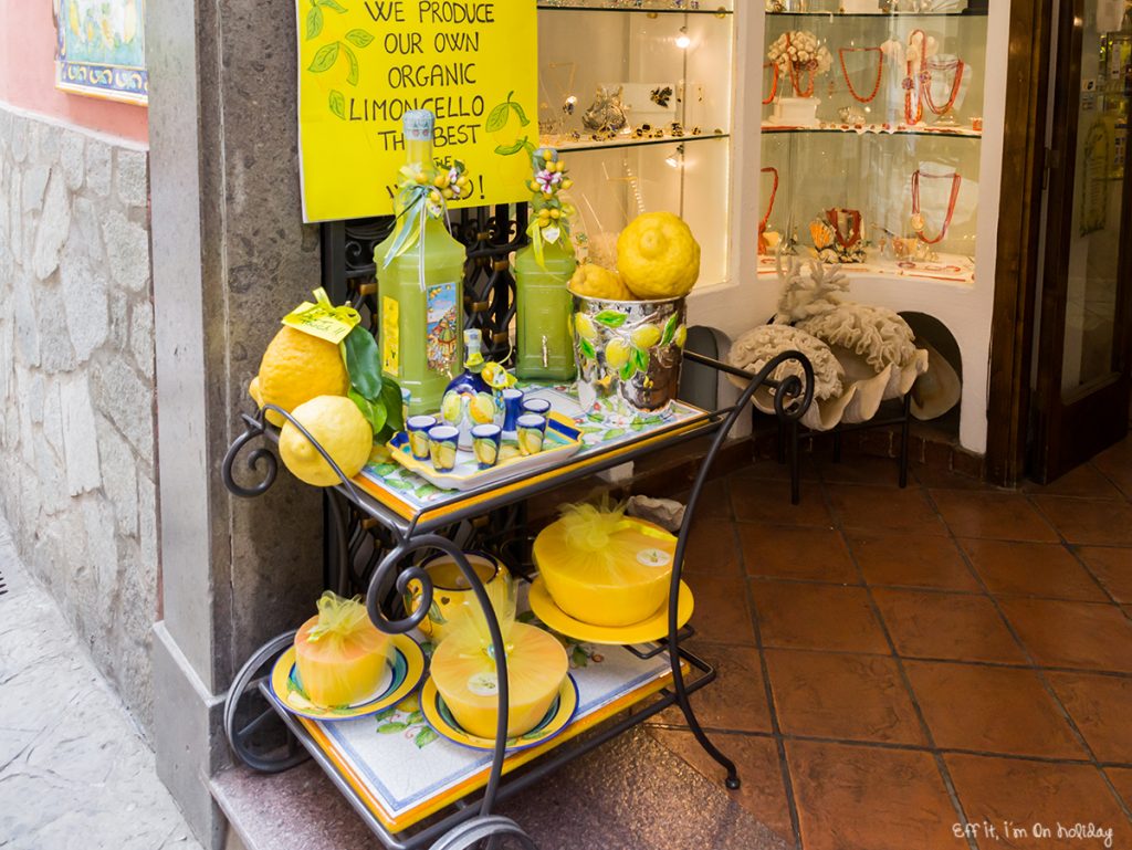 Huge lemons in Positano