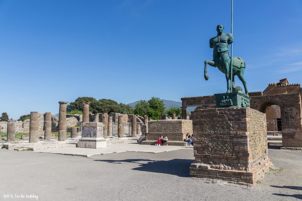 The ancient city of Pompeii