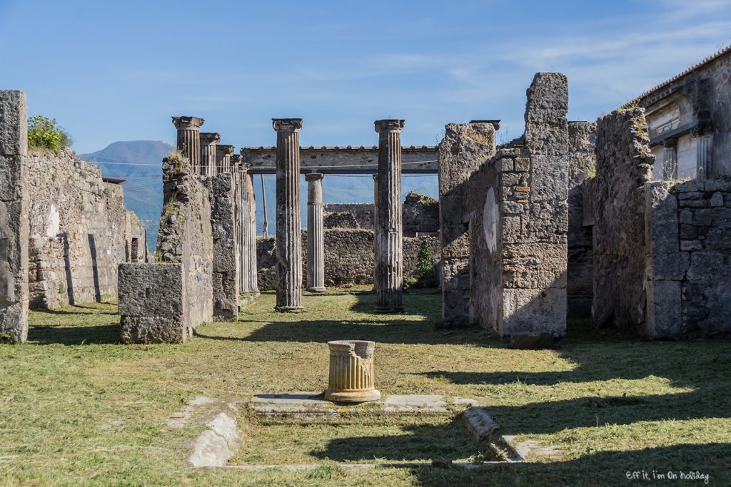 The ancient city of Pompeii