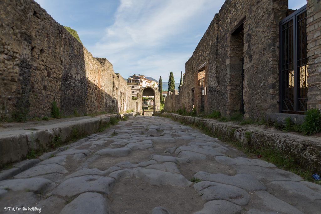The ancient city of Pompeii