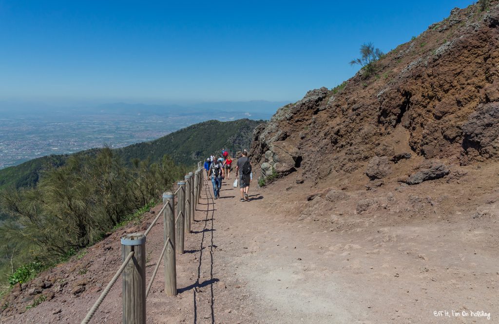 Hiking on Mount Vesuvius