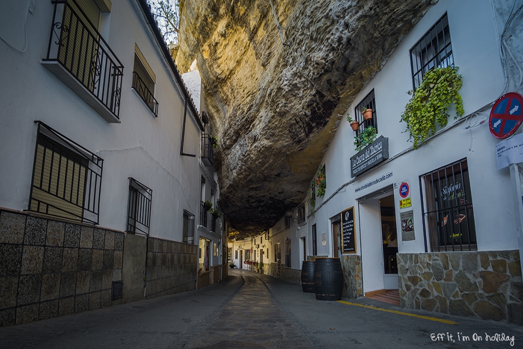 Why you should visit Andalusia: Setenil de las Bodegas, the people there can literally say they live under a rock