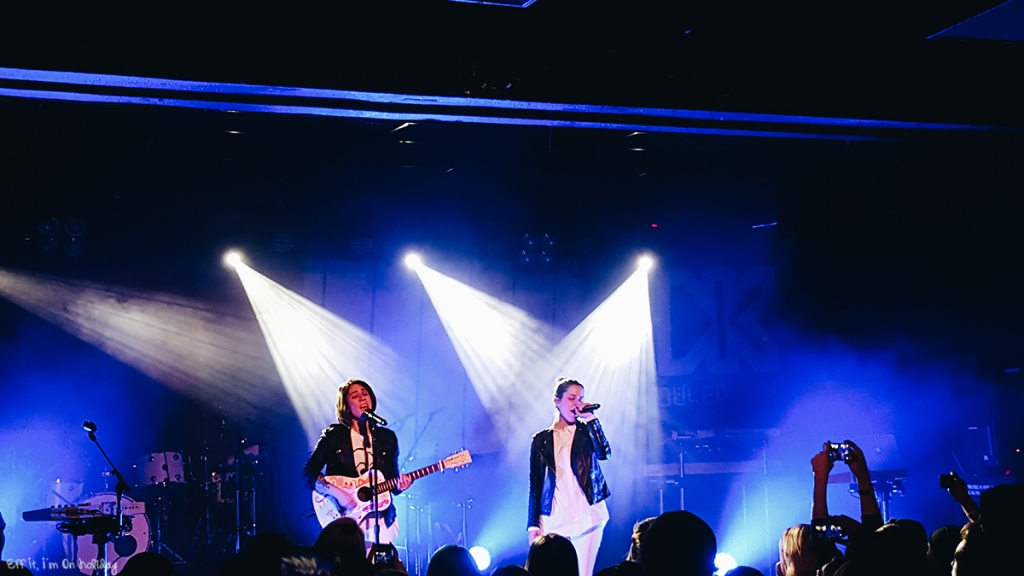 Tegan And Sara live in Budapest at Durer Kert