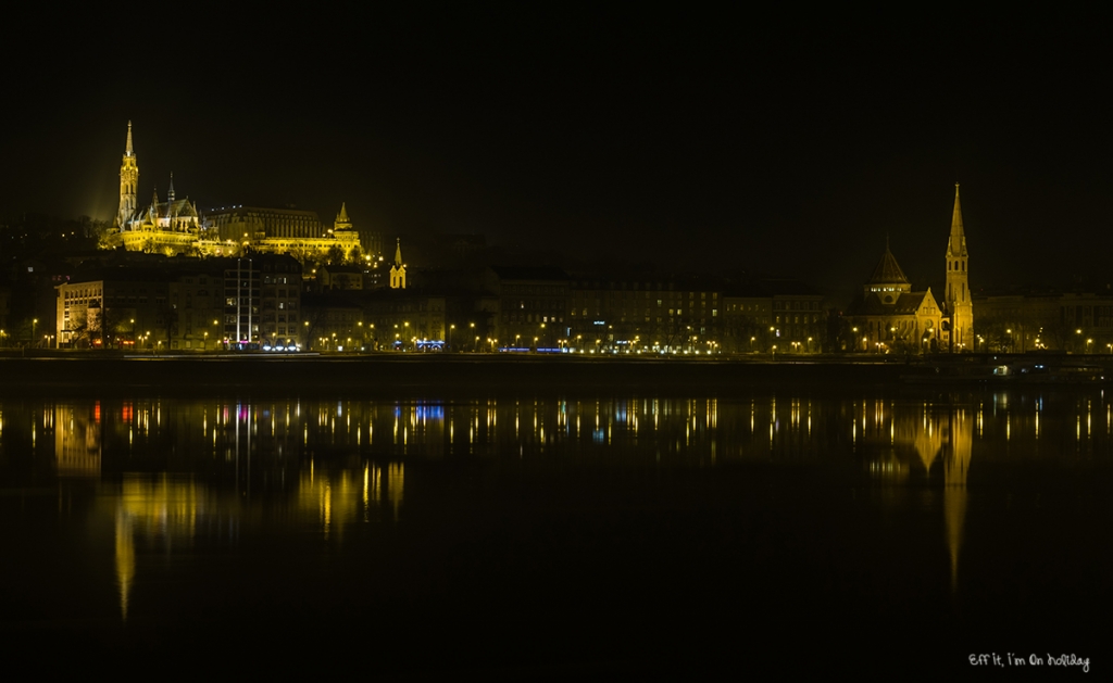 Wandering in Budapest: Fisherman's Bastion at Night