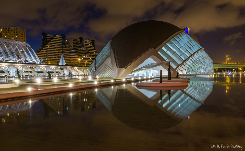 City of Arts and Sciences by Night Valencia