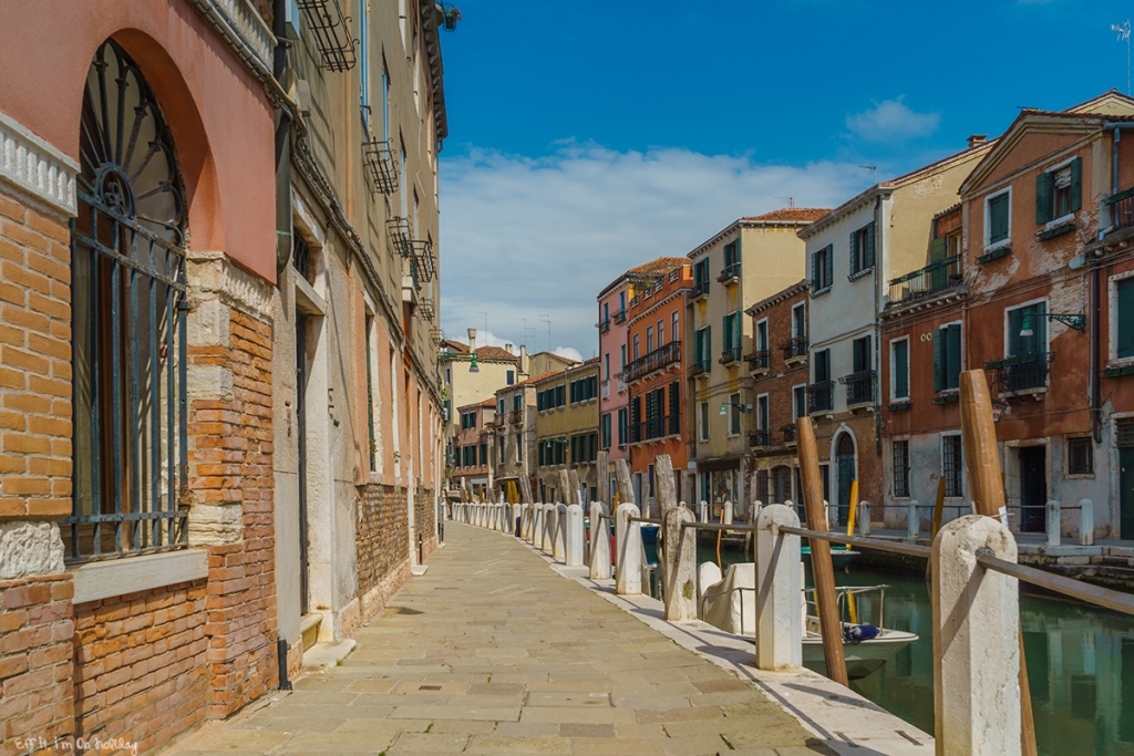 A quiet canal in Venice