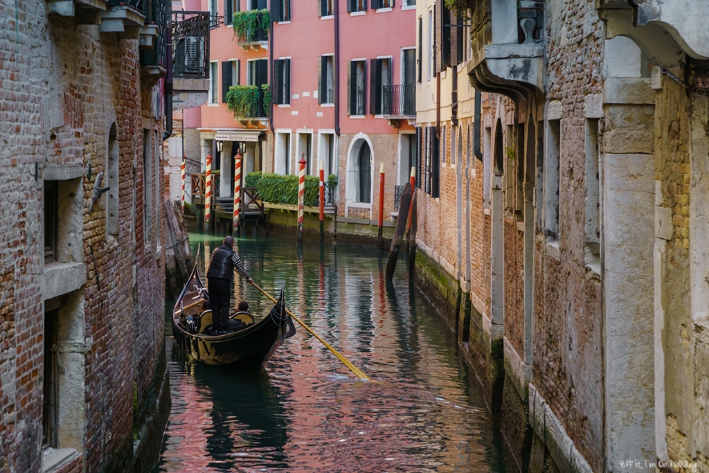 Beautiful canal in Venice