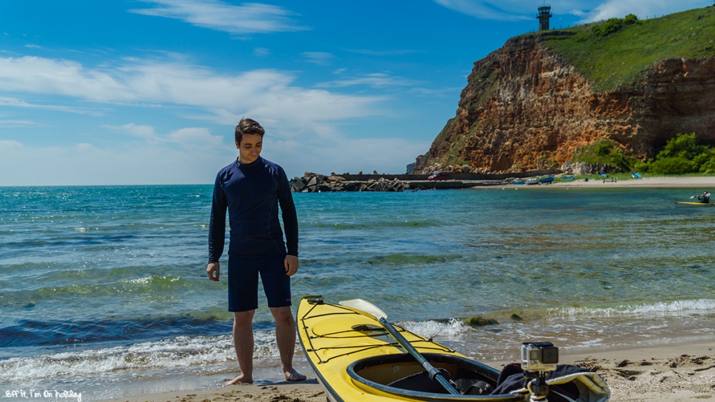 Sea kayaking in Bulgaria