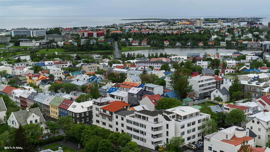 Reykjavik from above