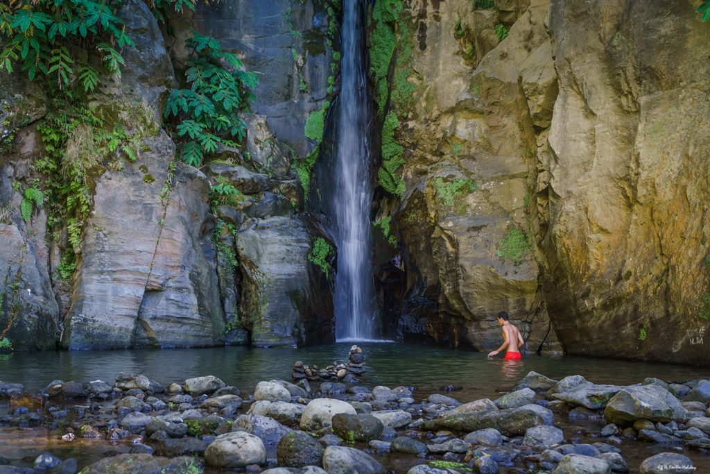 Waterfall in Sao Miguel