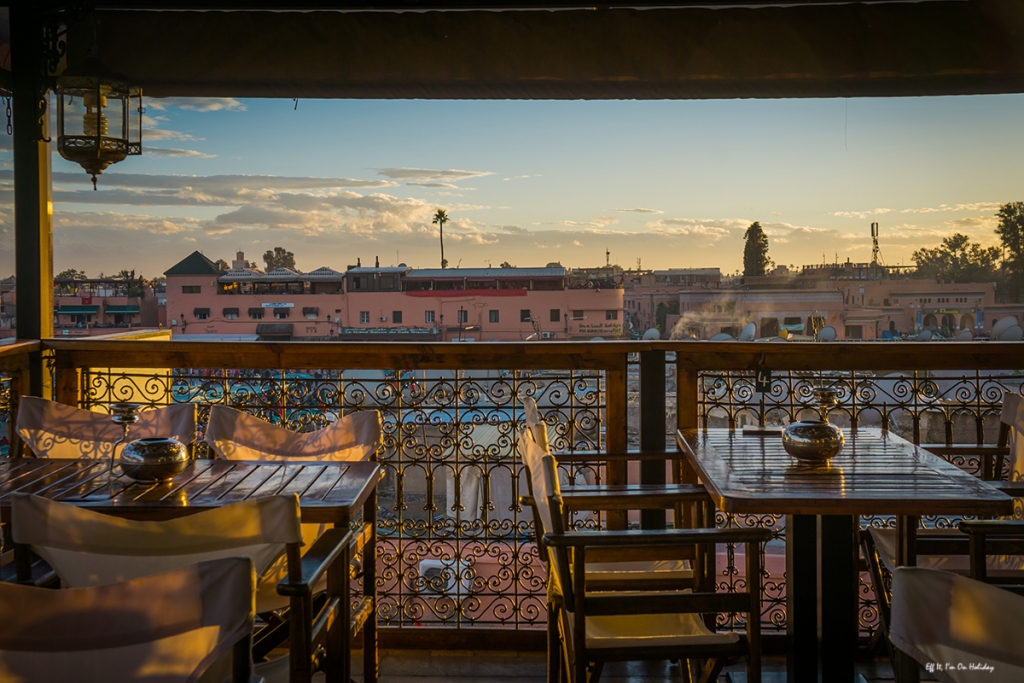 Sunset in Marrakech