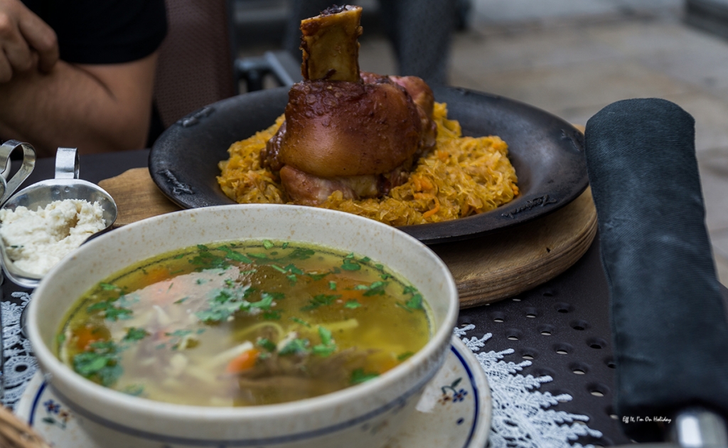 Traditional Polish food in Warsaw