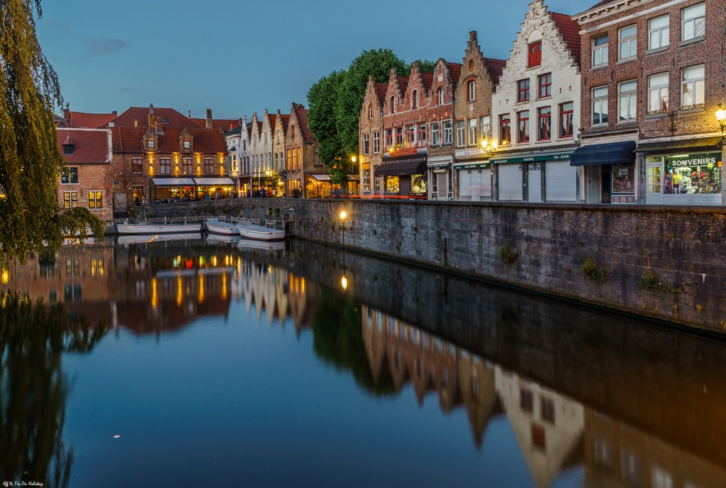 Nighttime in Bruges