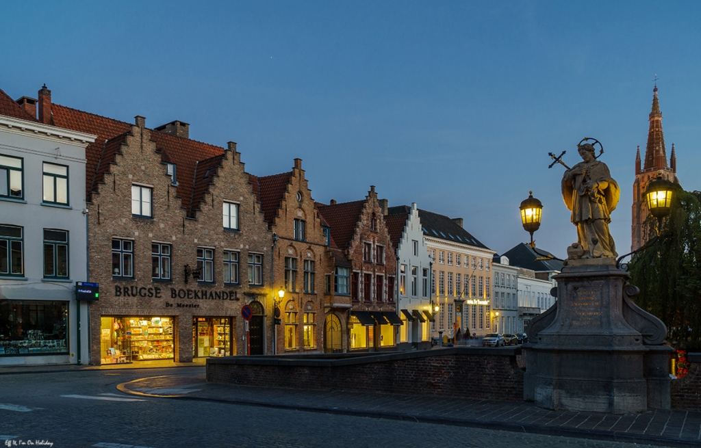 Nighttime in Bruges