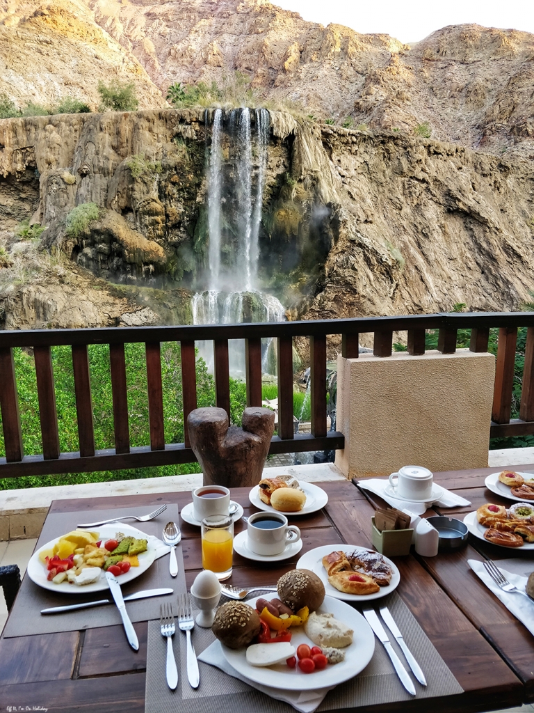 Breakfast at Ma'in Hot Springs Jordan