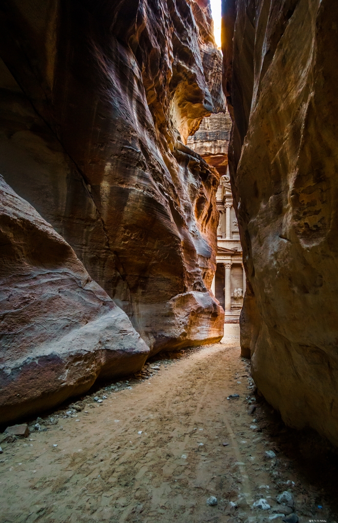 Siq gorge at Petra