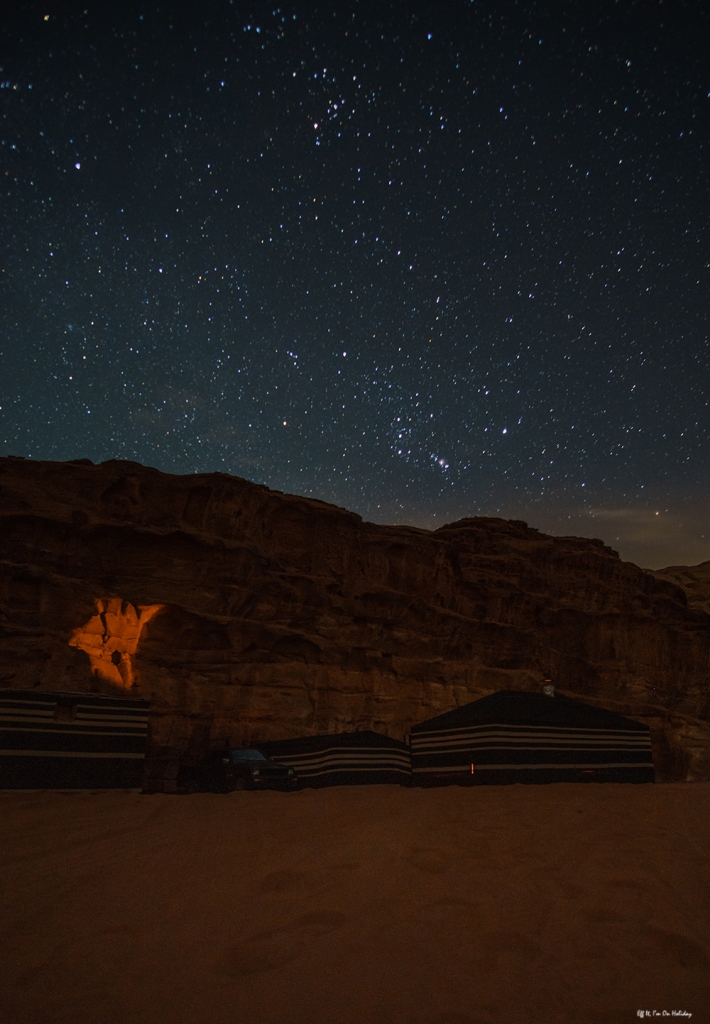 Night Sky In Wadi Rum, Jordan