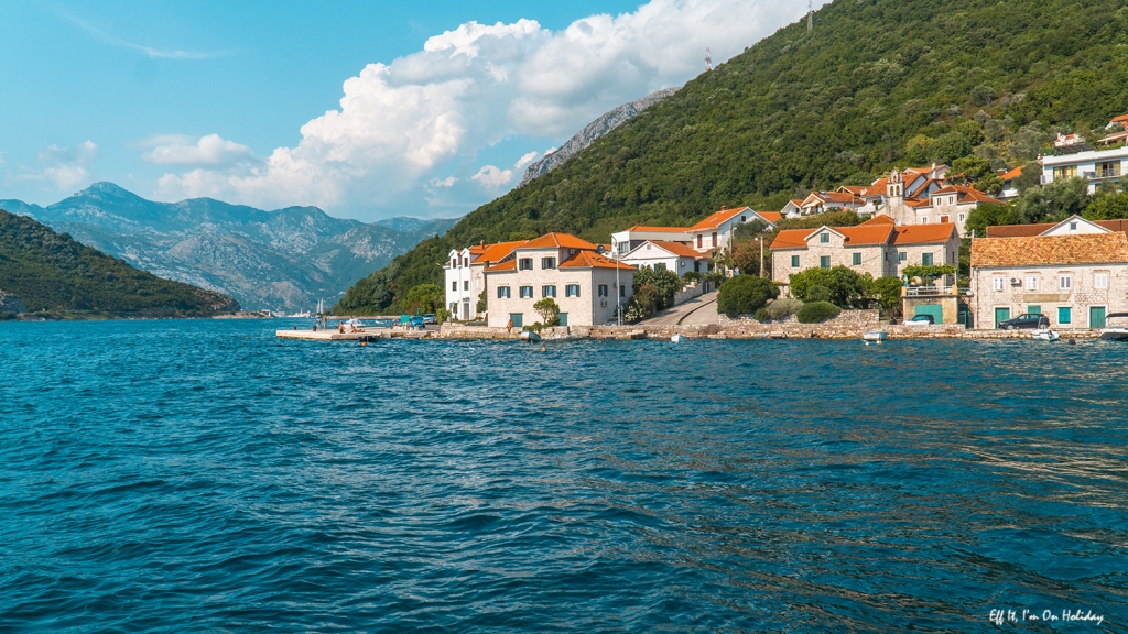 Last view of the Bay of Kotor