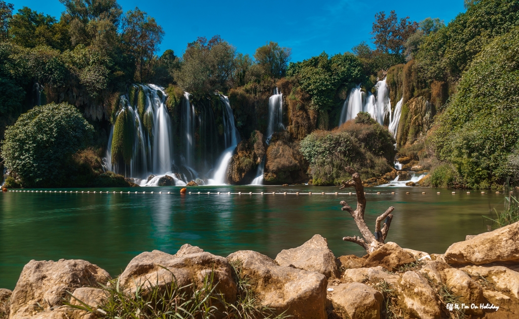 The beautiful Kravice Waterfalls on a day trip from Mostar, Bosnia