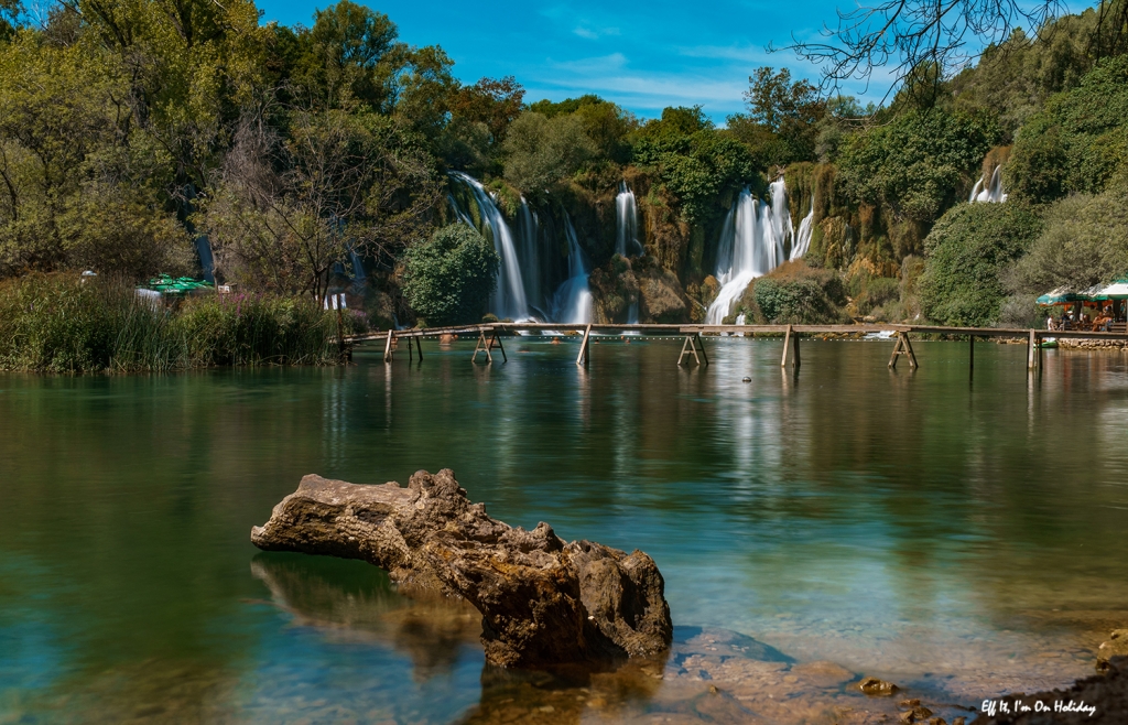 The beautiful Kravice Waterfalls on a day trip from Mostar, Bosnia