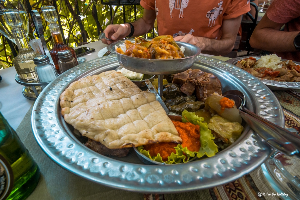 Bosnian traditional food in Mostar