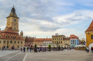 The Council Square from Brasov, Romania