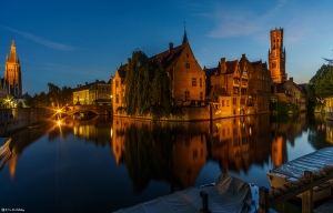 Nighttime in Bruges